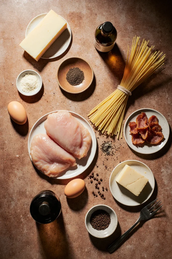 Chicken With Carbonara