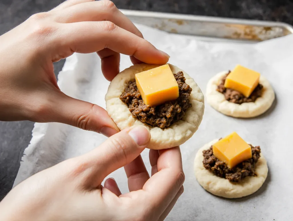 garlic parmesan cheeseburger bombs​