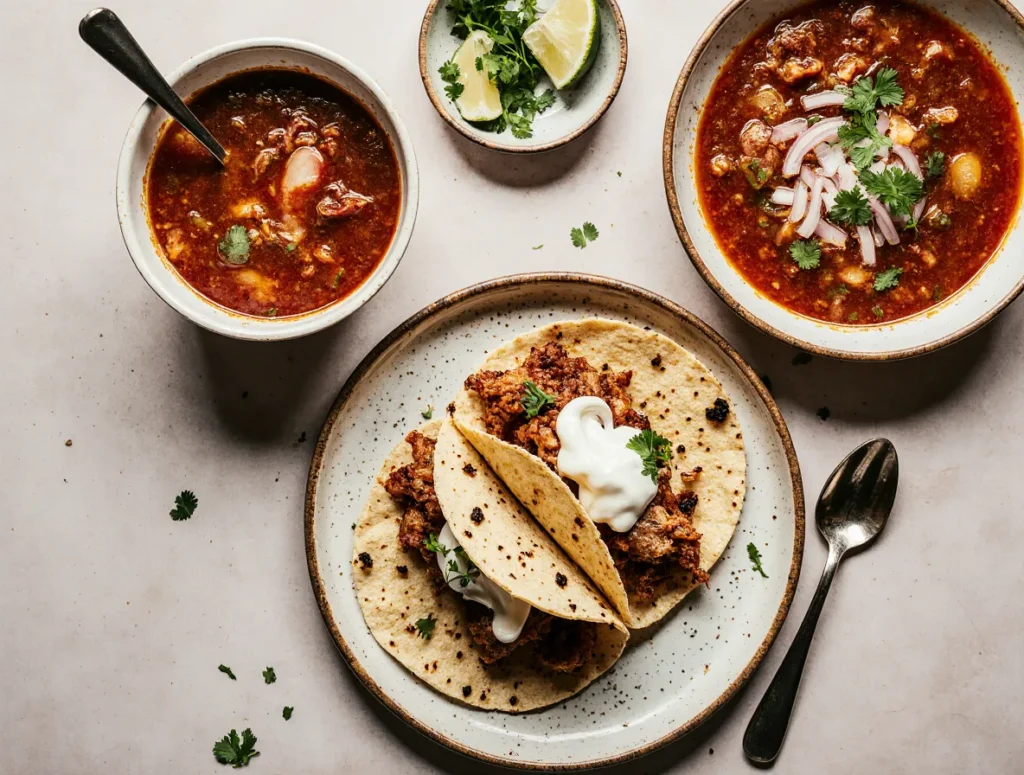 chicken birria tacos