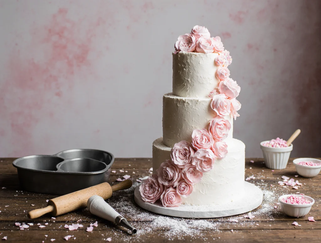 heart shaped cake