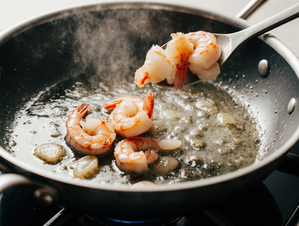 creamy shrimp pasta