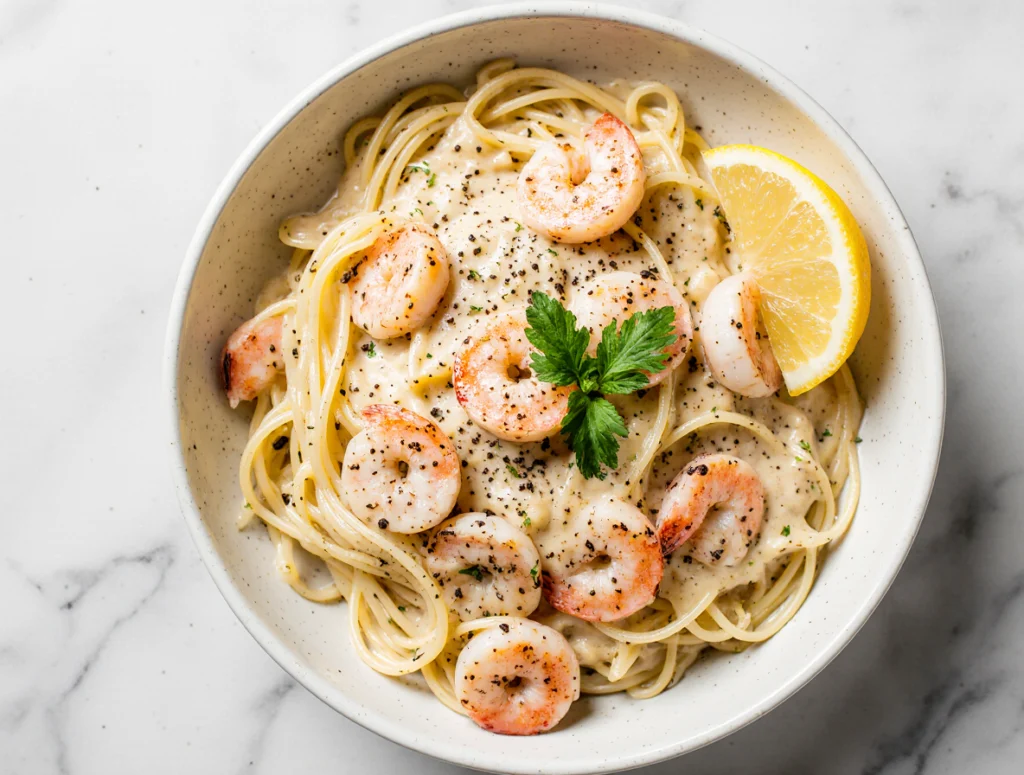 creamy shrimp pasta