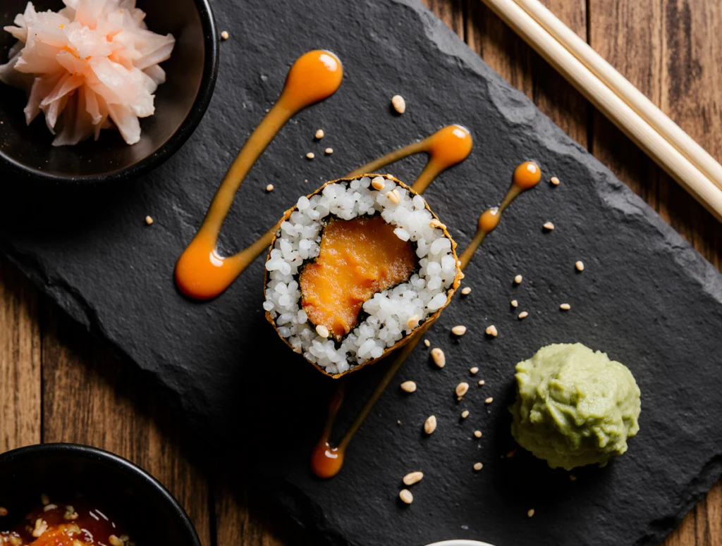 sweet potato roll sushi