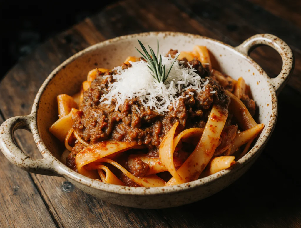 pappardelle bolognese