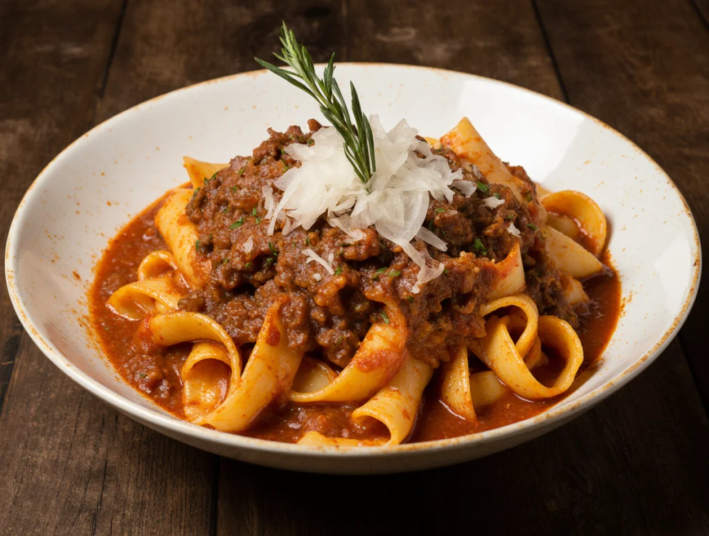 pappardelle bolognese