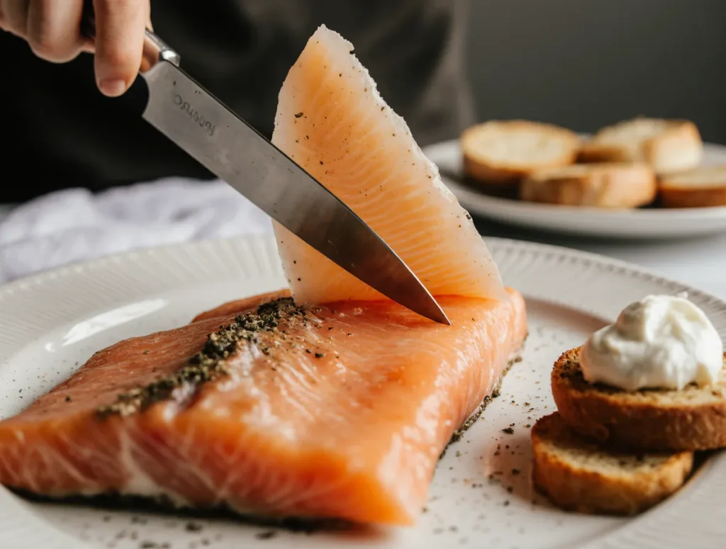 cold smoked salmon