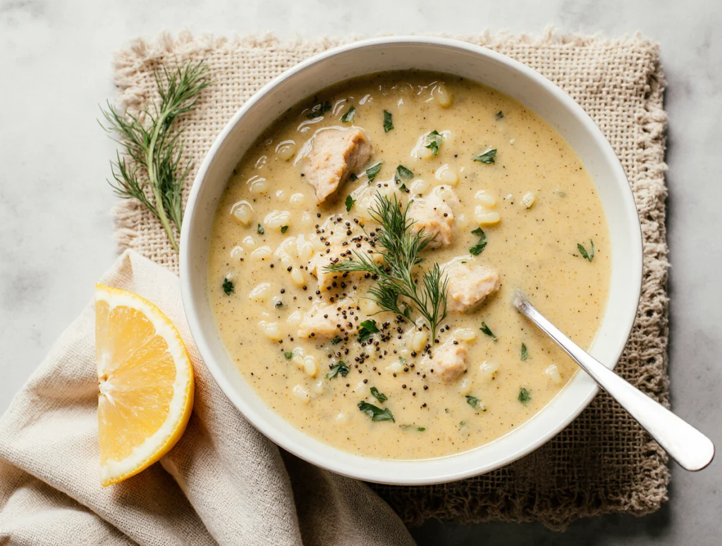 greek lemon chicken soup
