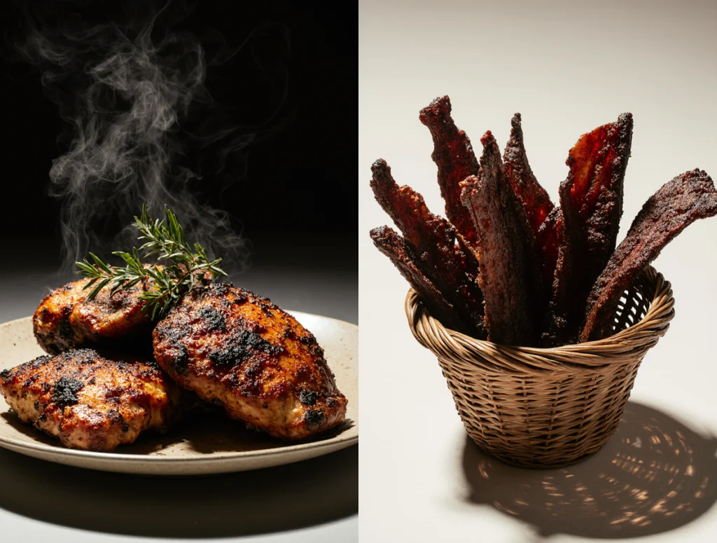 chicken jerky