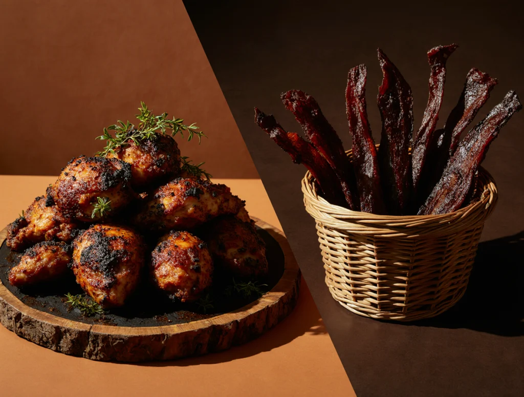 chicken jerky